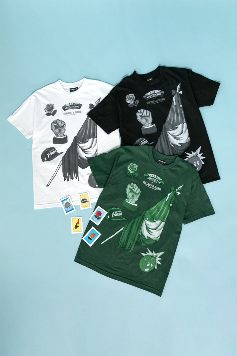The Hundreds Join Forces With Lotería Don Clemente for a Cinco de Mayo Exclusive Collection collaboration autentica loteria los angeles loteria card game graphic tees lookbooks 