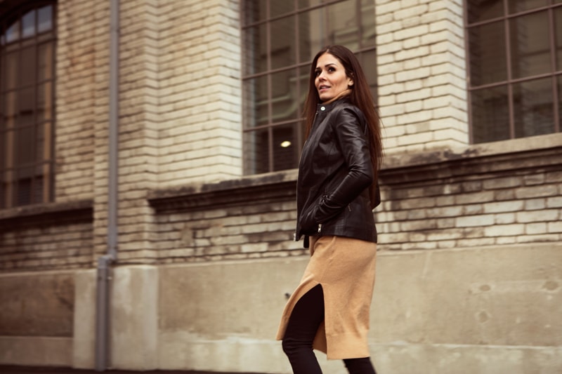 How to style a petite leather jacket like a pro! - The Jacket Maker Blog