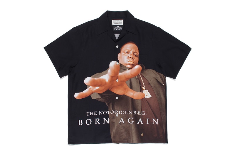 The Notorious B.I.G. Wacko Maria Collab release Info hawaiian shirts sweatshirts sweater life after death born again biggie smalls 
