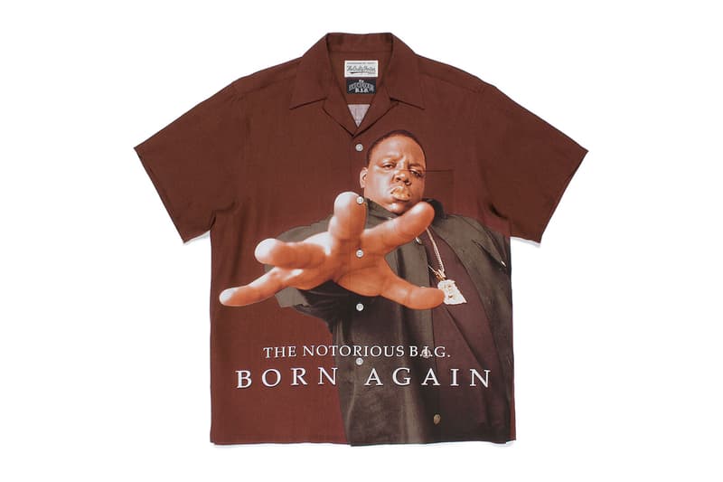 The Notorious B.I.G. Wacko Maria Collab release Info hawaiian shirts sweatshirts sweater life after death born again biggie smalls 