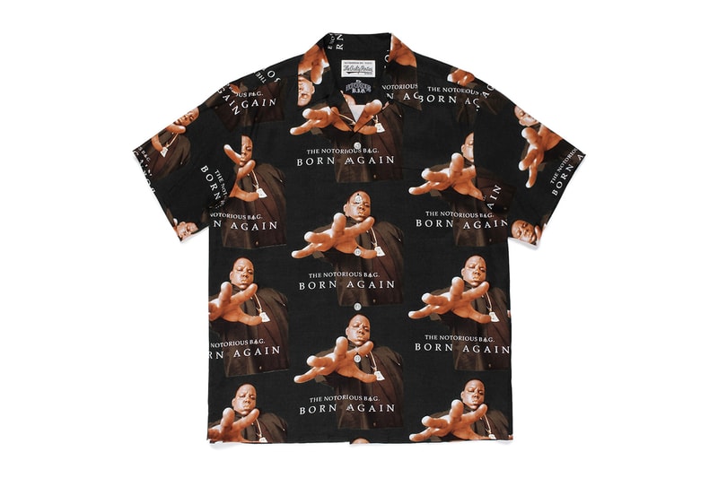 The Notorious B.I.G. Wacko Maria Collab release Info hawaiian shirts sweatshirts sweater life after death born again biggie smalls 