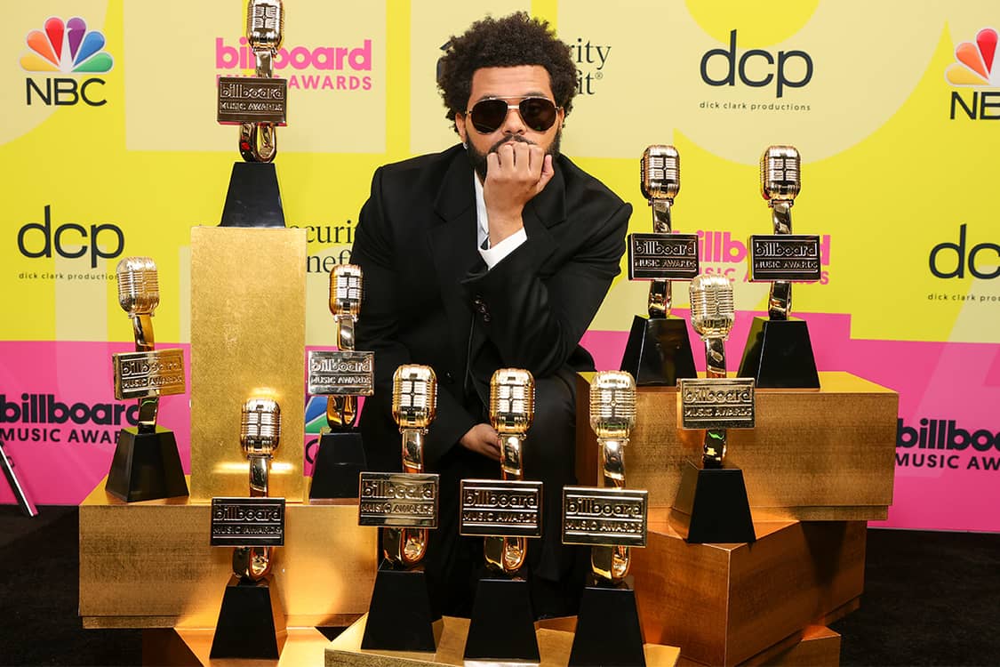 The Weeknd Dominates the 2021 Billboard Music Awards With 10 Wins