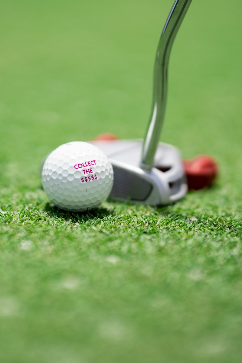 Titleist Customized Golf Balls at HYPEGOLF Miami Manolo Stickers golfballs tattoos