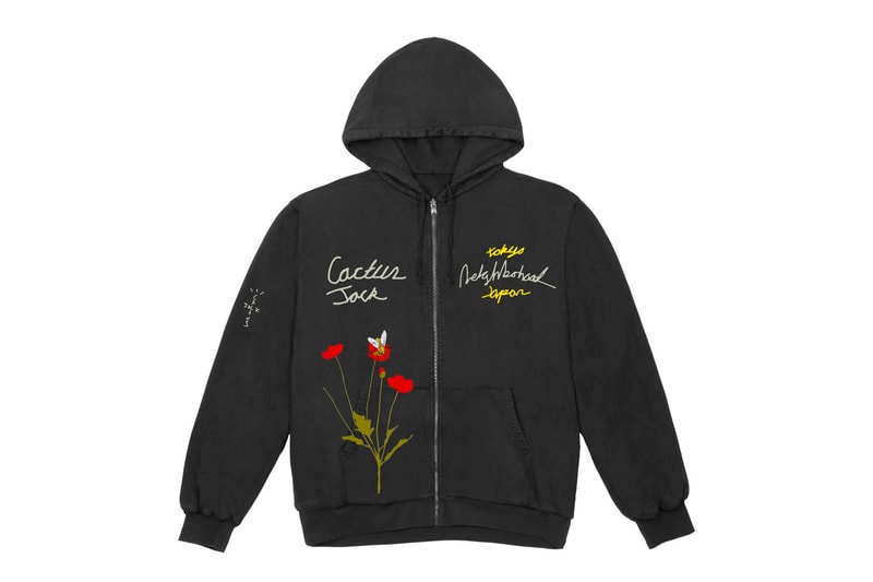 Travis Scott Cactus Jack NEIGHBORHOOD Release Info Buy Price T shirt Zip Up Hoodie Incense Chamber