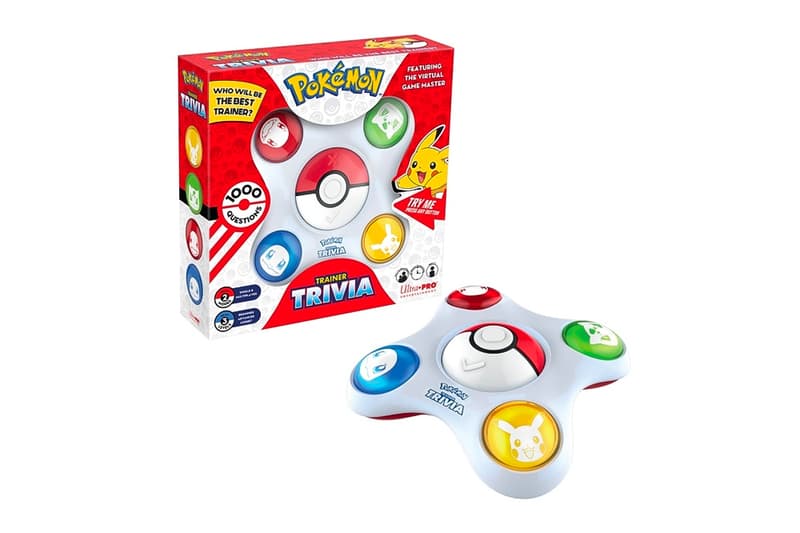 Ultra Pro pokemon trivia trainer release board games quiz interactive pikachu Pokémon zanzoon