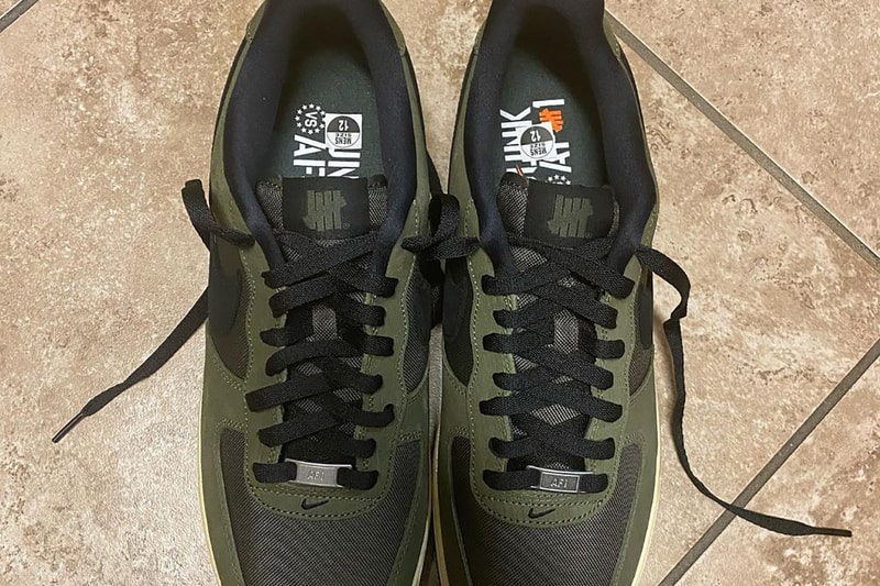 undefeated nike air force 1 ballistic olive black white release info date price buying guide photos 
