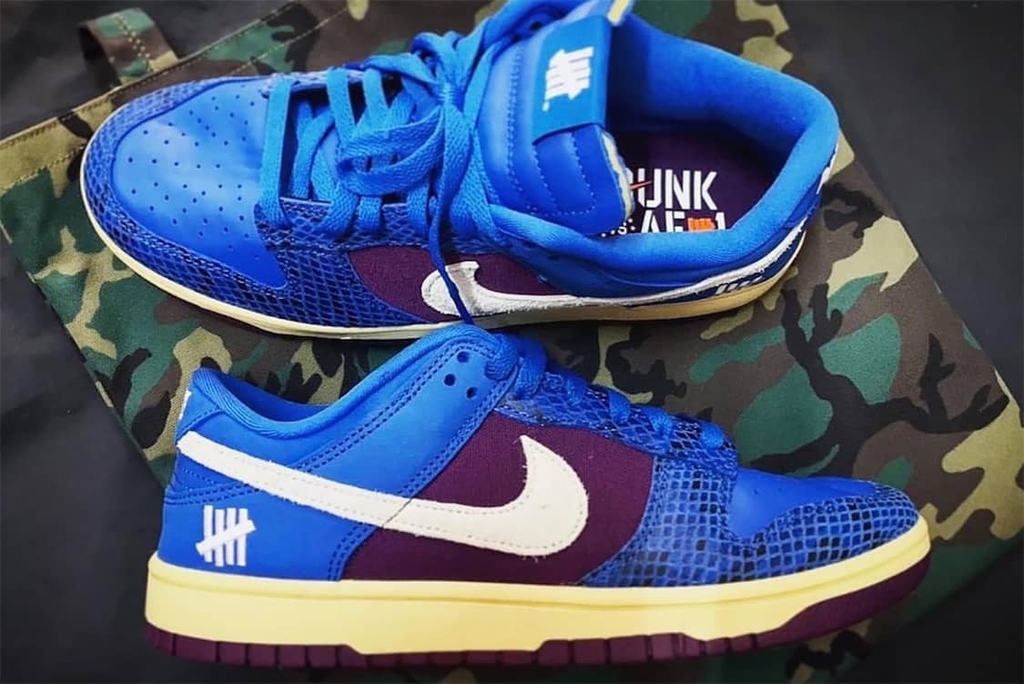 Early Look at UNDEFEATED's Nike Dunk Low Dunk vs AF-1 Collaboration