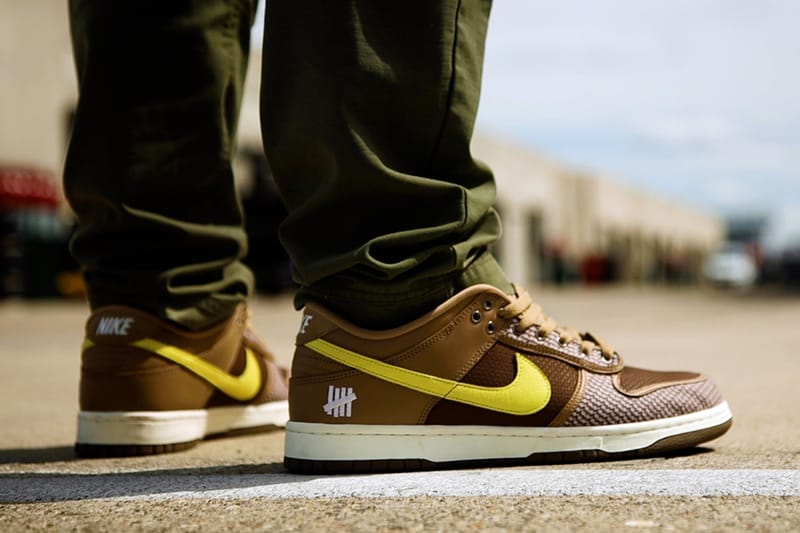 brown and yellow nikes