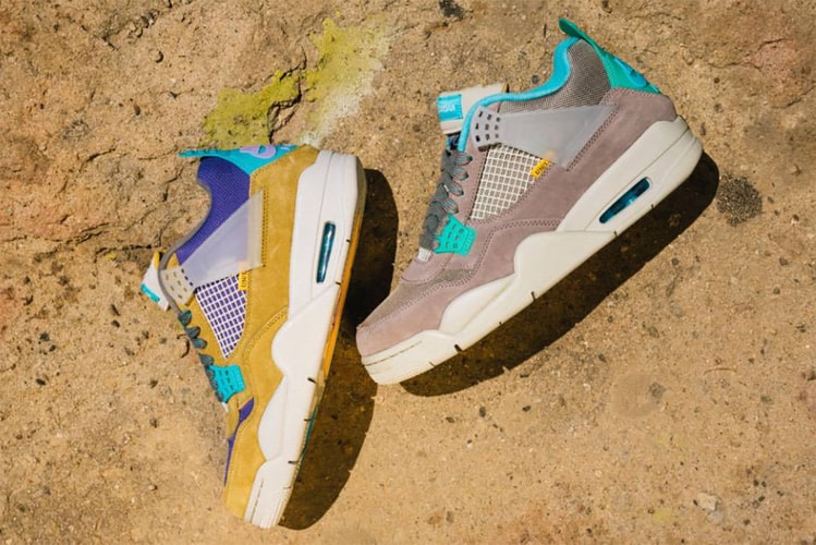 Union LA Officially Unveils Its Air Jordan 4 "Tent and Trail" Collection