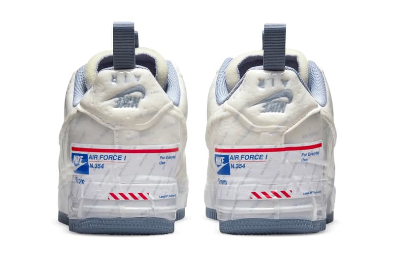 USPS Nike Air Force 1 Experimental Postal Ghost Release Date CZ1528-100 Info Buy Price USPS White Ghost Ashen Slate Game Royal