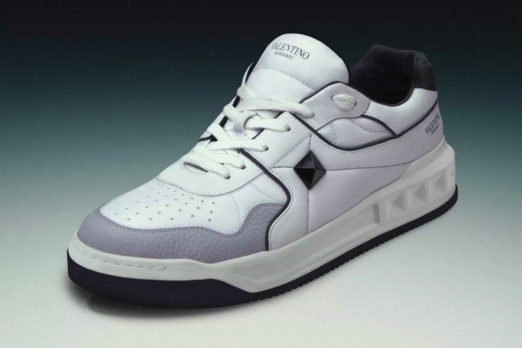 Valentino Debuts Its "One Stud" Calfskin Sneaker