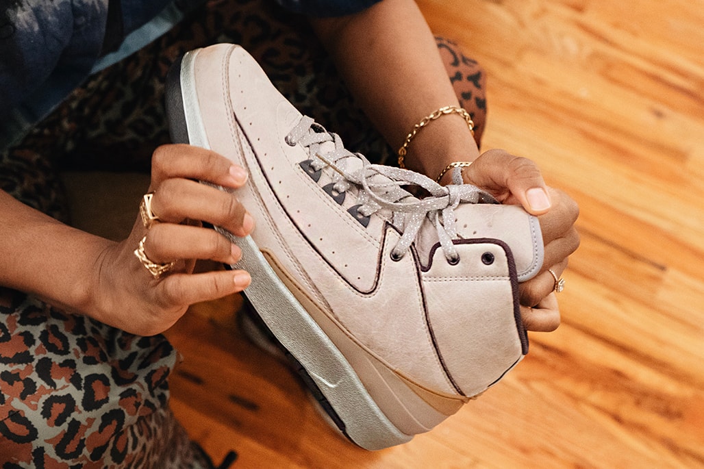 sole mates vashtie kola air michael jordan brand 2 violette womens sneaker collaborations interview story stussy official release date info photos price store list buying guide