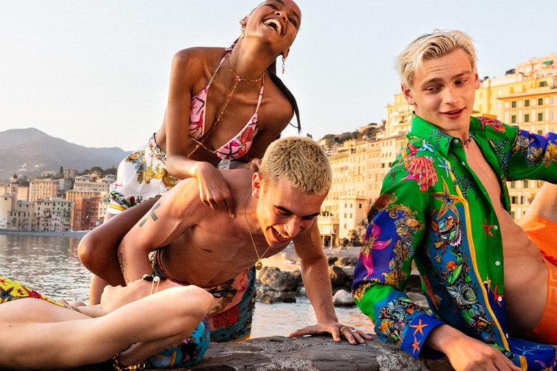 Versace La Vacanza Mini campaign release info lookbook collection