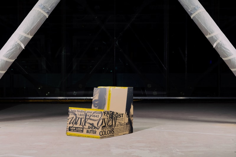 Virgil Abloh Alaska Alaska Canary Yellow Sculptural Cardboard Chair Design TAWANDA CHIWESHE Grandolada Dark Is Lovely Sacrifice of Isaac RHEINISCHER FROHSINN