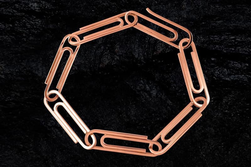 virgil abloh Jacob & Co. “Office Supplies” new necklace earring bracelets release Jacob Arabo diamonds sapphire ruby gem stones gold