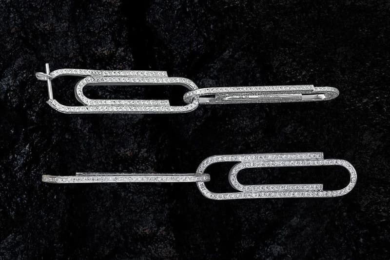virgil abloh Jacob & Co. “Office Supplies” new necklace earring bracelets release Jacob Arabo diamonds sapphire ruby gem stones gold