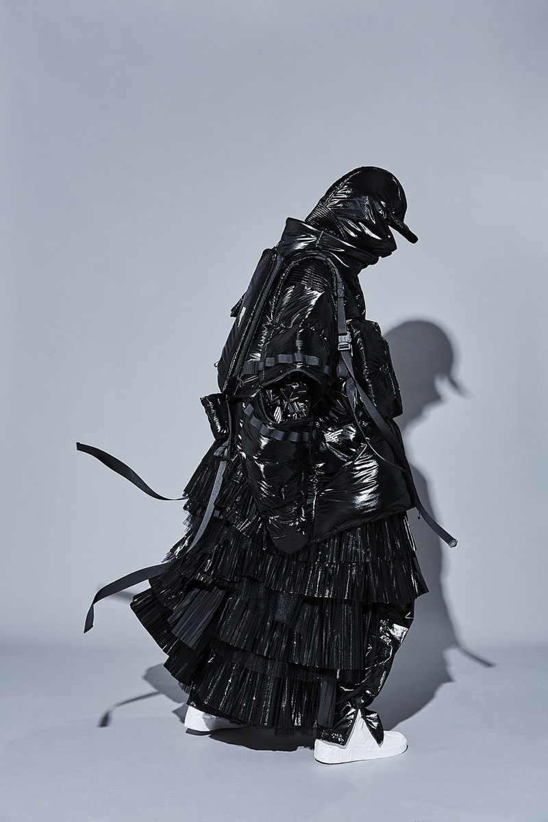 WISDOM® "Nothing" Lookbook Exhibition Info From Ink to Fashion art universe space travel silver black grey