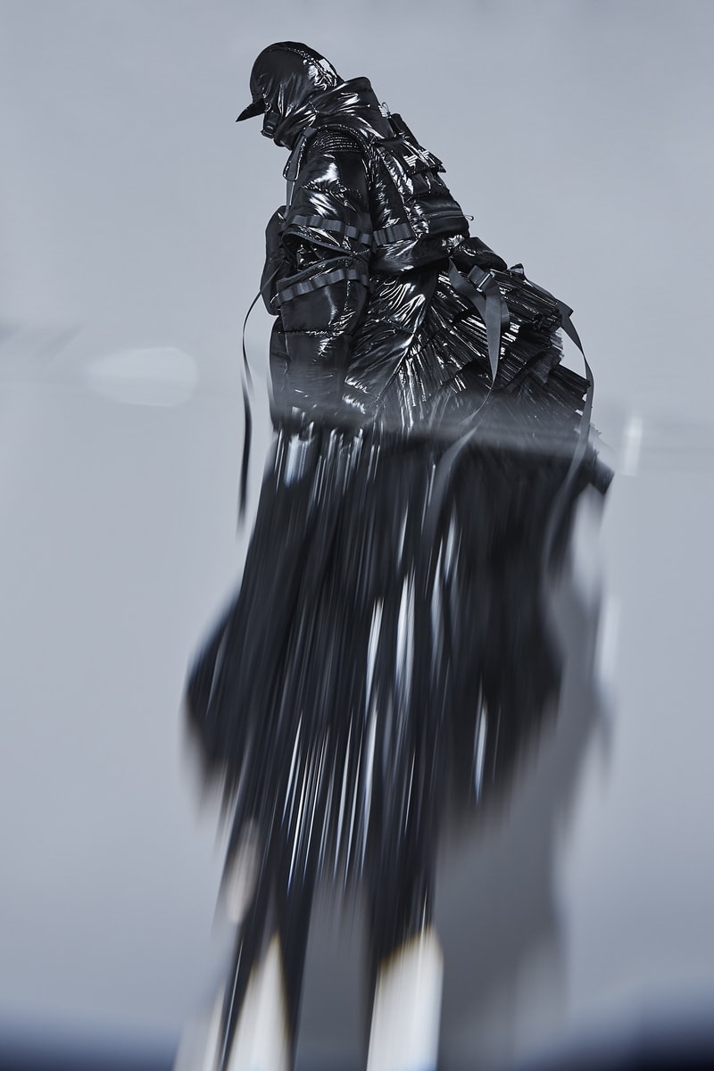 WISDOM® "Nothing" Lookbook Exhibition Info From Ink to Fashion art universe space travel silver black grey
