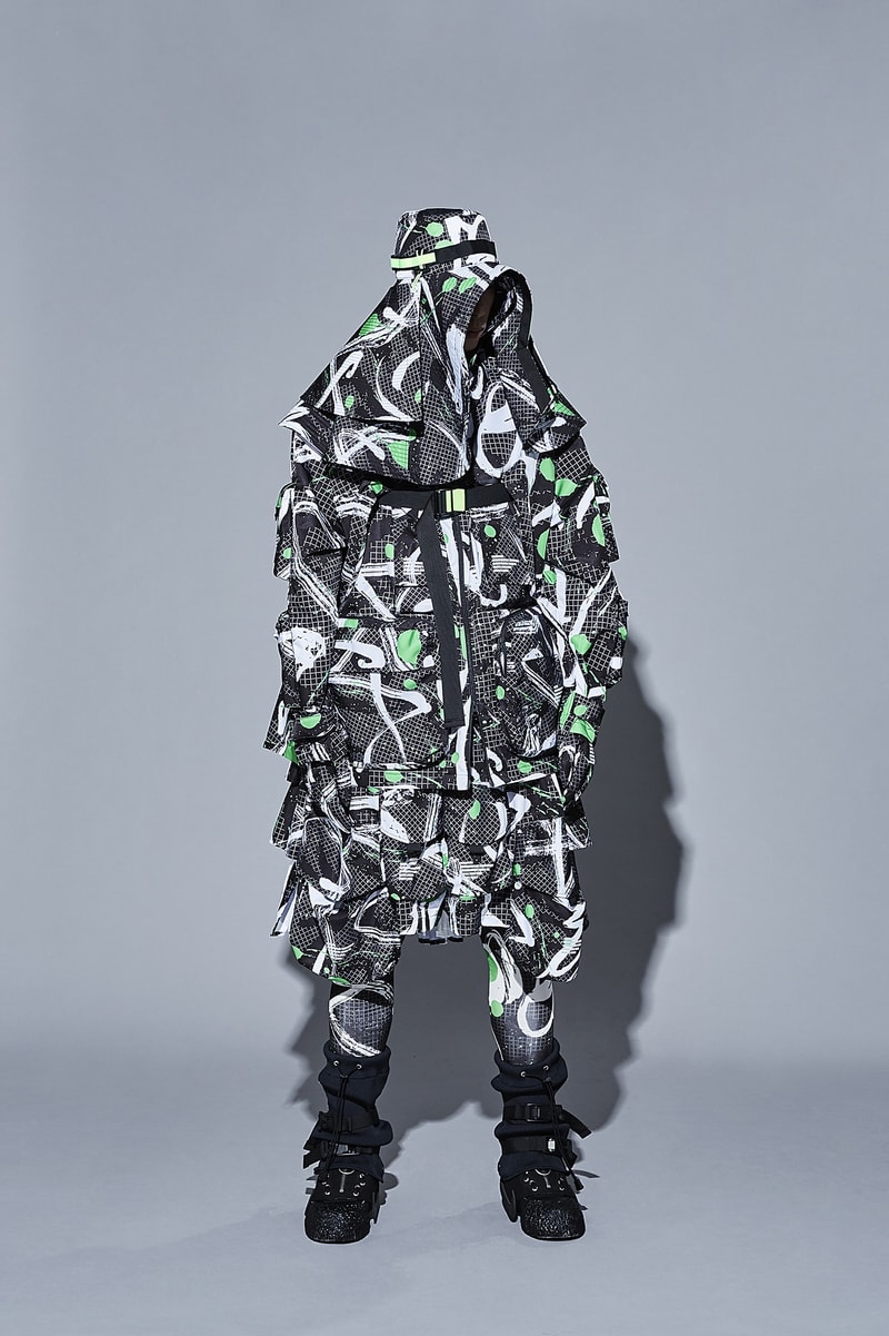 WISDOM® "Nothing" Lookbook Exhibition Info From Ink to Fashion art universe space travel silver black grey