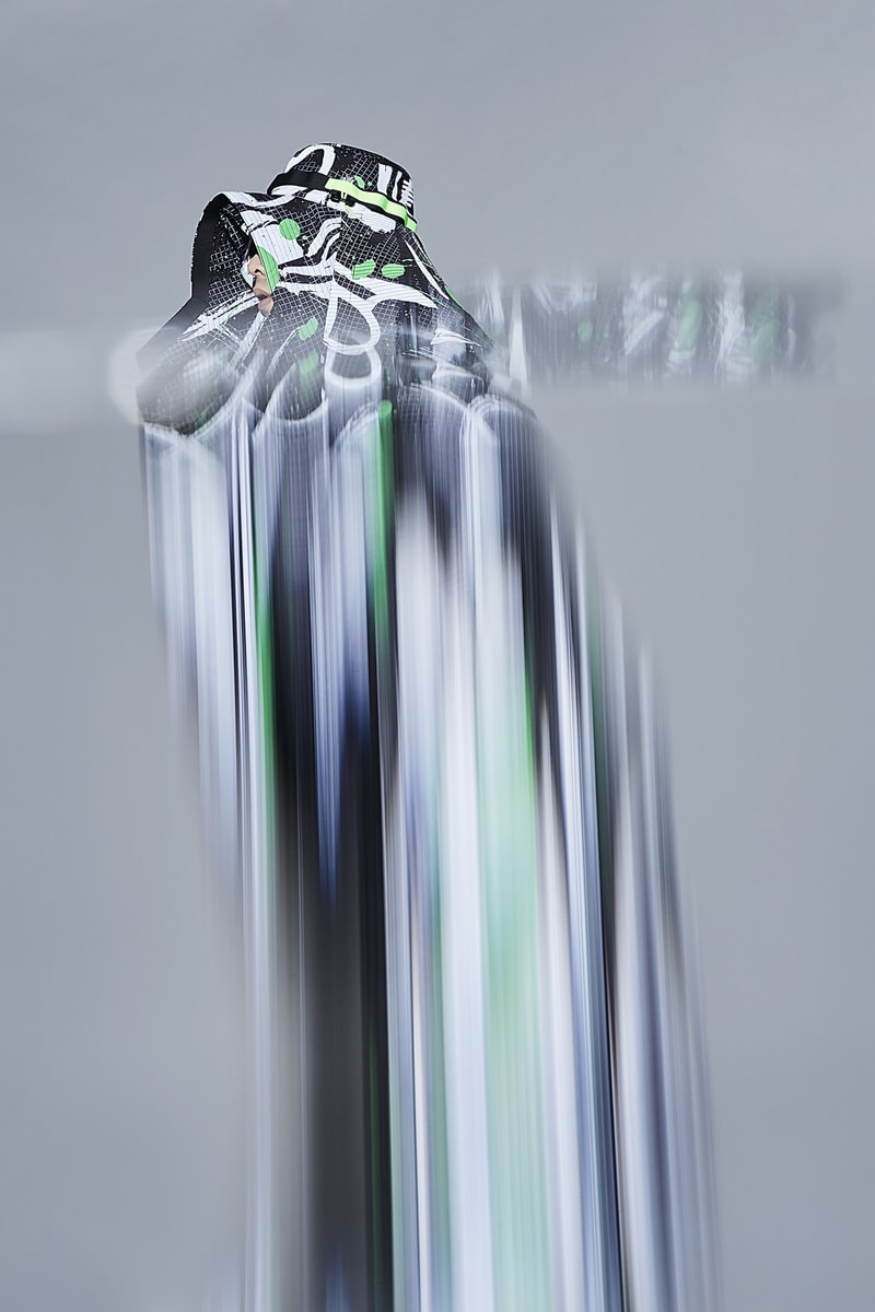 WISDOM® "Nothing" Lookbook Exhibition Info From Ink to Fashion art universe space travel silver black grey