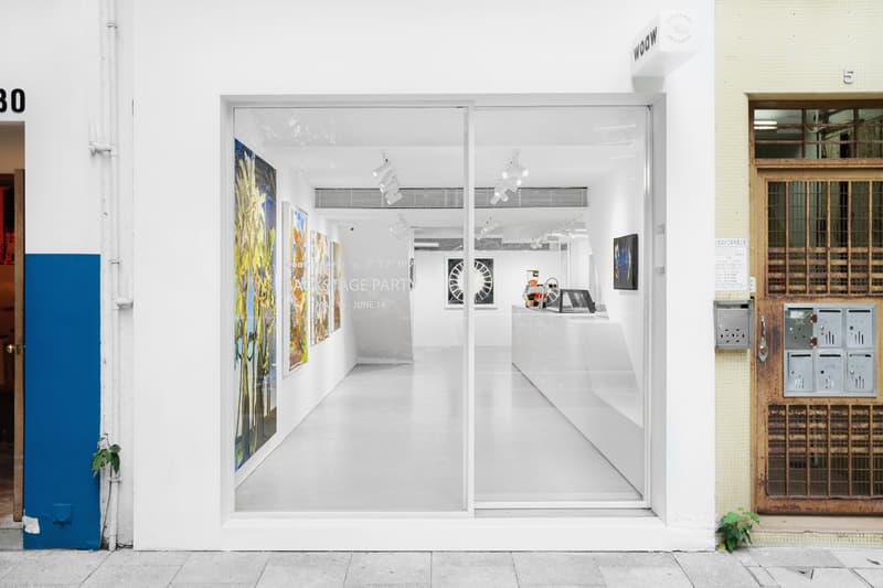 woaw stems gallery backstage party exhibition artworks paintings sculptures installations