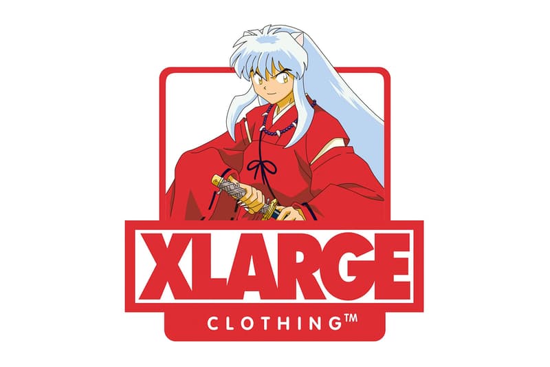 XLARGE Inuyasha capsule release info Rumiko Takahashi x-girl Japan Manga anime
