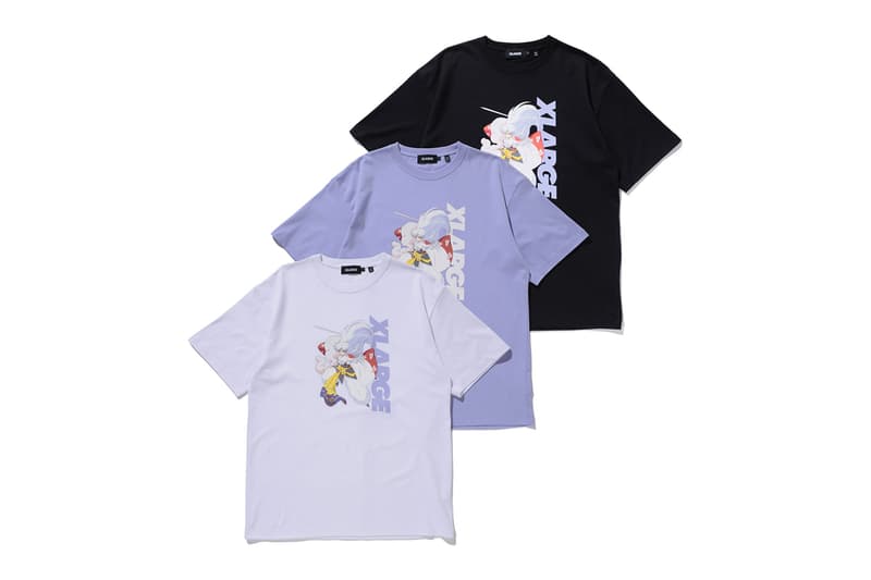 XLARGE Inuyasha capsule release info Rumiko Takahashi x-girl Japan Manga anime