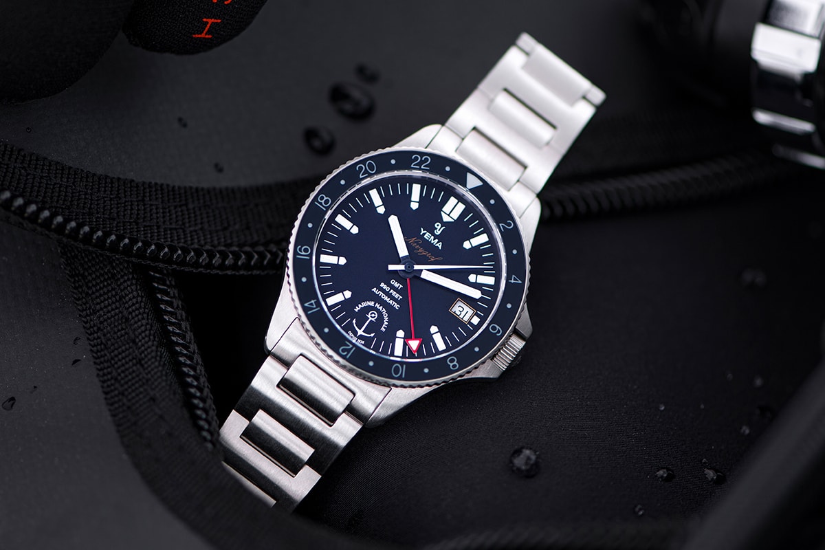 yema france watchmaker french navy military marine nationale navygraf gmt automatic quartz collaboration partnership watches timepieces diving 