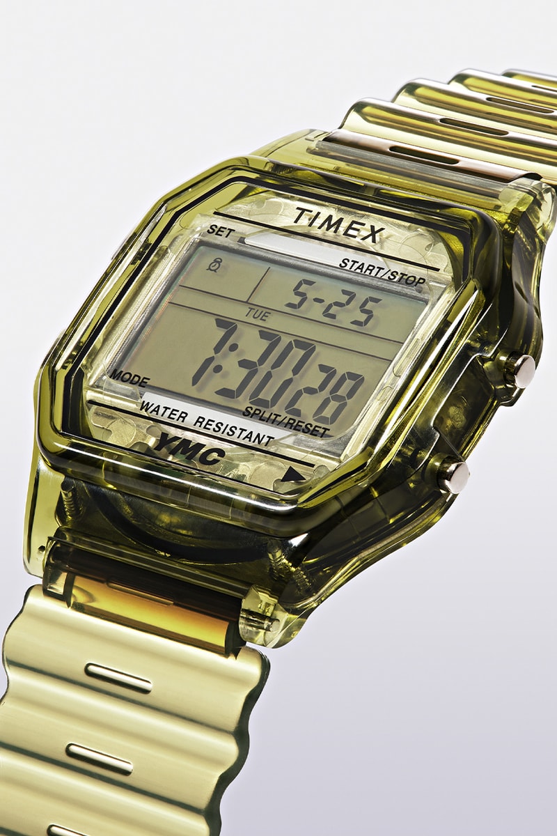 YMC x Timex T80 Watch Collaboration Release Info digital watch INDIGLO