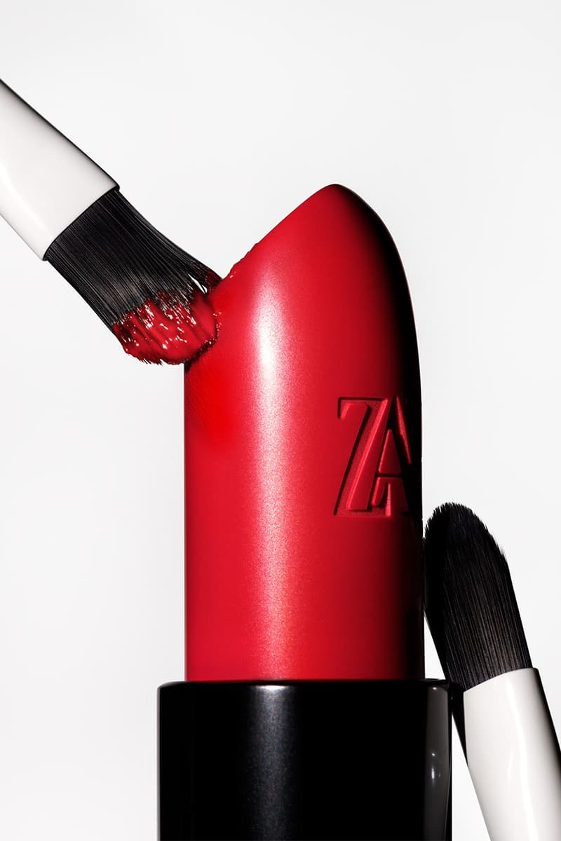 Zara First Beauty Line Release Info fashion Refillable Beauty inclusivity universal colors cosmetics lips eyeshadow blush nail polish red blue yellow white