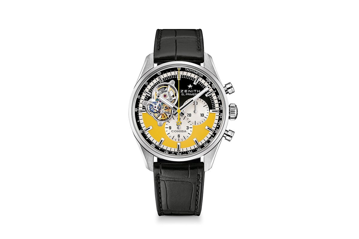 zenith cohiba cigar 55th anniversary chronomaster open heart chronograph special limited edition swiss watches 