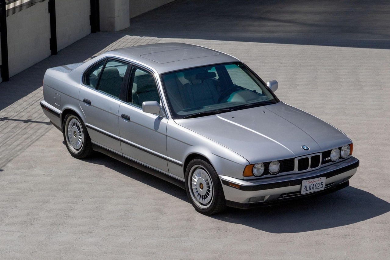 1991 BMW E34 M5 One Owner High Mileage 246000 Miles Rare Classic Four Door Saloon Executive Car Bring a Trailer Auction Bavarian German M Power