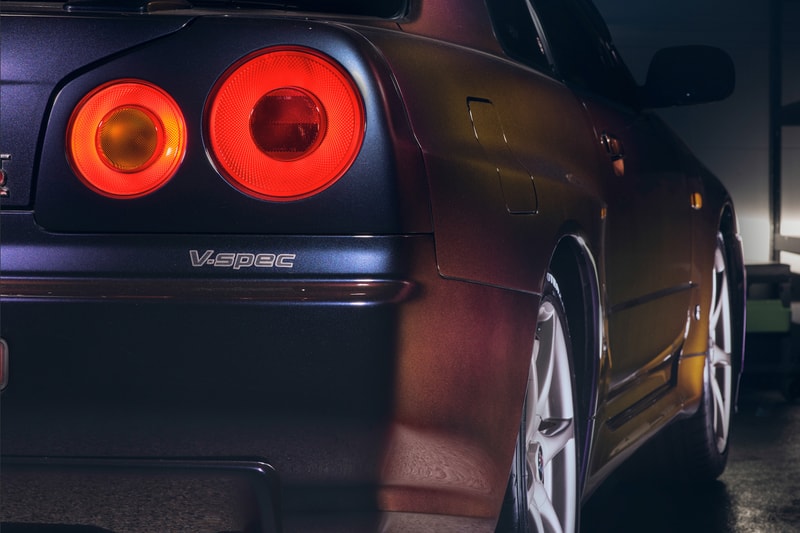 Midnight Purple II 1999 Nissan Skyline GT-R V-Spec For Sale Limited Edition Rare JDM Japanese Import Classic Vintage Sportscar 25 Year Rule Tuner Custom Paul Walker Fast and Furious