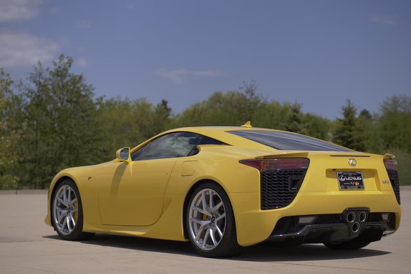 2012 Lexus LFA "Pearl Yellow" Delivery Milage Brand New Never Driven Example Rare Japanese JDM Supercar Sportcar Toyota V10 High Revving RWD Two Door Coupe Bring a Trailer Auction Expensive