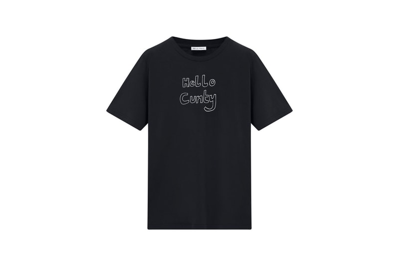 Bella Freud Lucian Freud Sotheby's t-shirt Hello Cunty collaboration partnership Colony Room Club london soho