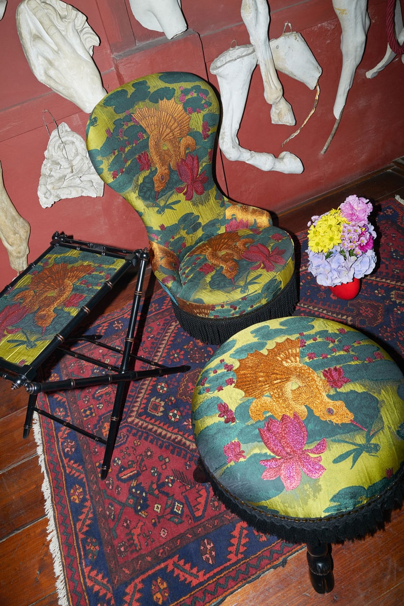 Gucci Décor's New Romantic Collection design furniture pillows