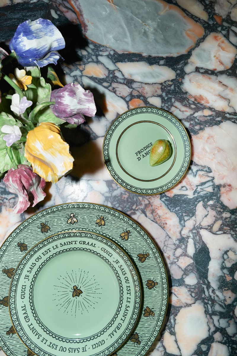 Gucci Décor's New Romantic Collection design furniture pillows