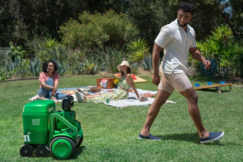 Heineken Beer Robot Cooler AI Beer Outdoor Transporter