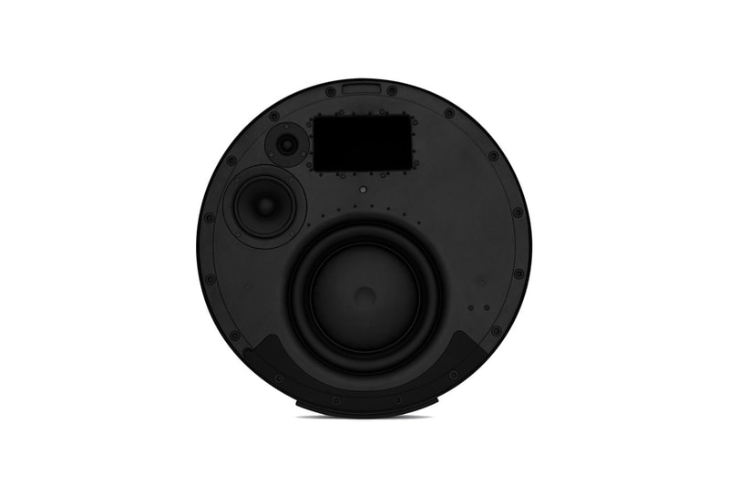 Saint Laurent and Bang & Olufsen Craft modern sleek Beosound Edge Speaker exclusive vinyl set SebastiAn french musician runway soundtrack release