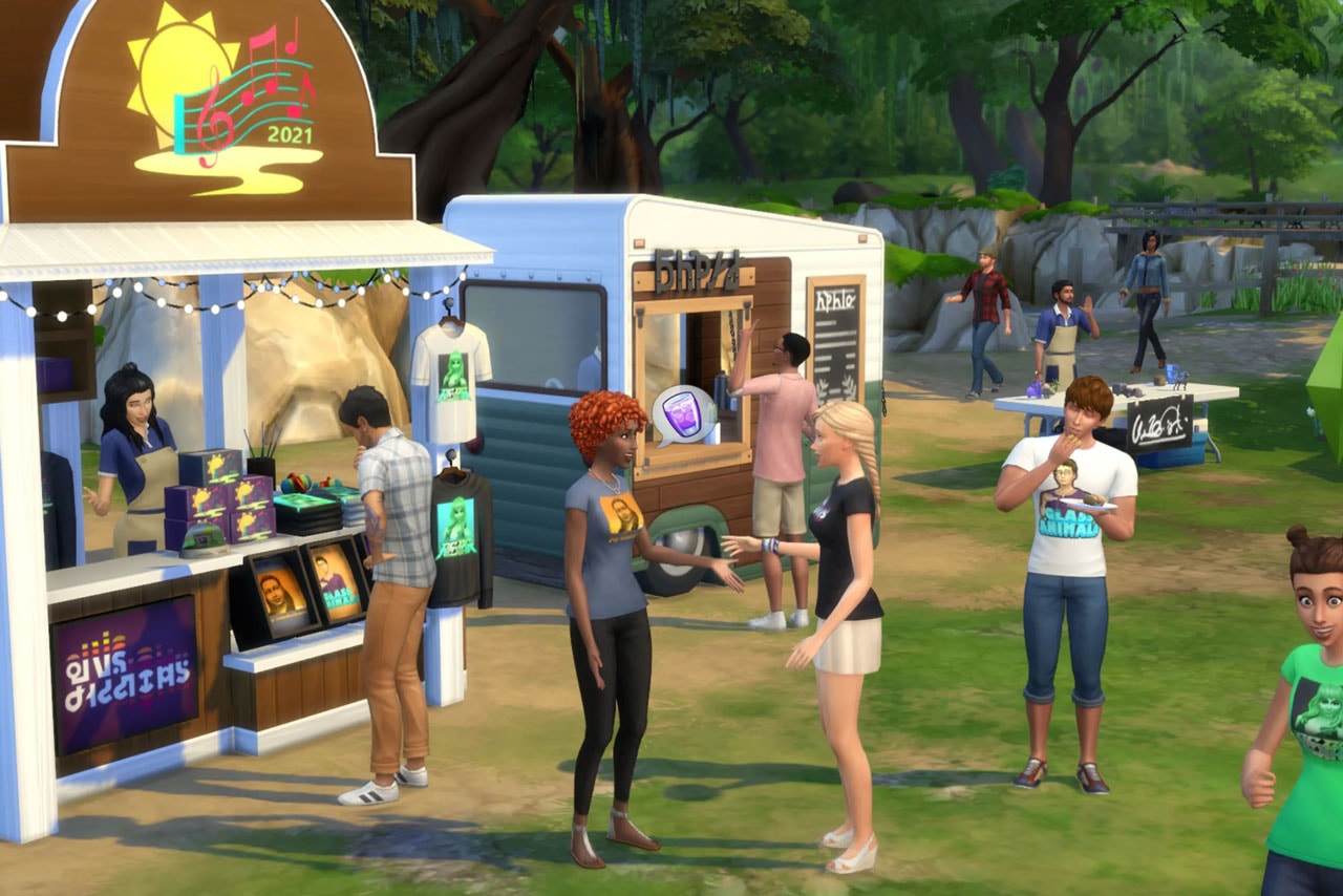 В The Sims 4 пройдет внутриигровой музыкальный фестиваль с песнями на симлиш Бебе Рекша Glass Animals Дэйв Бэйли Джой Оладокун игровая информация