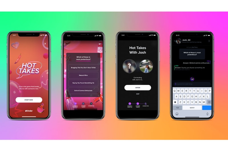 Tinder new update features video explore page hot takes dating app tech news