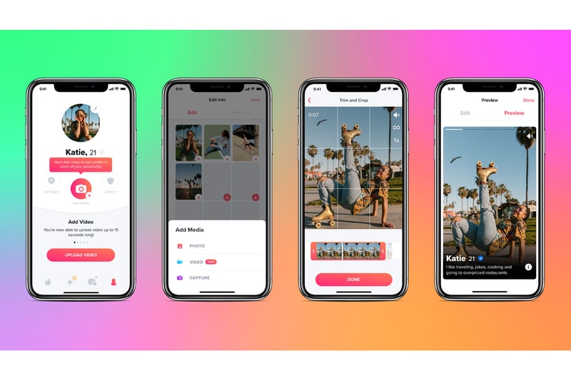 Tinder new update features video explore page hot takes dating app tech news