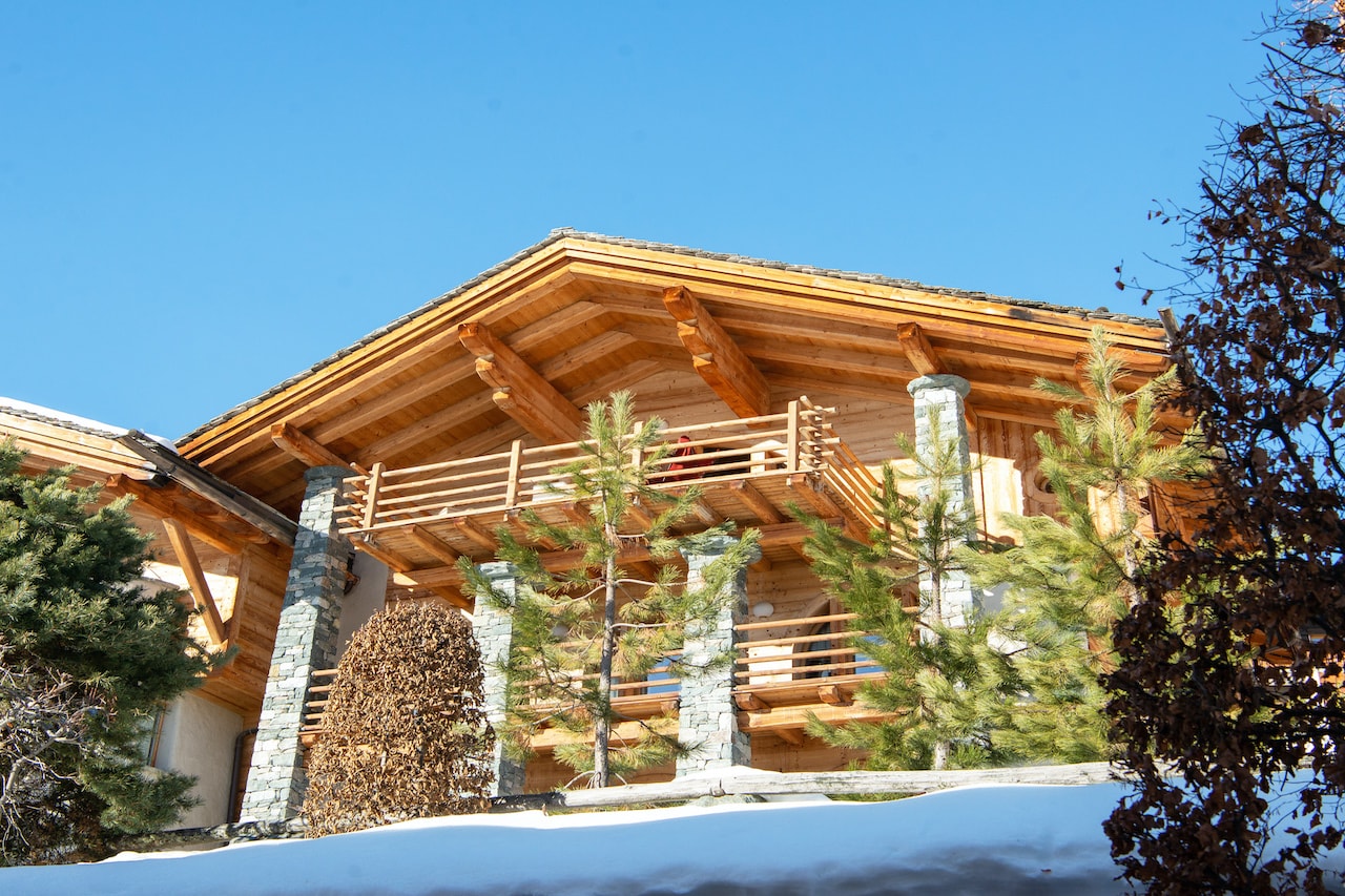 a ski chalet by Valmont