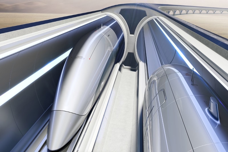 Zaha Hadid Architects Is Giving Hyperloop Italia a Modernist Edge elon musk tunnel transportation trains hyperspeed 