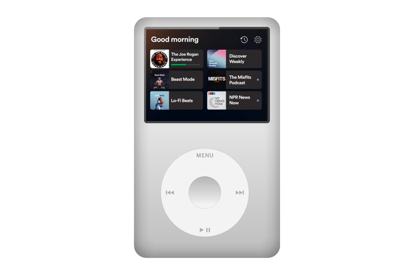 Relive 2014 iPod Classic Spotify Apple Music Enabled Web Player Brick Software Developer Tanner Villarete