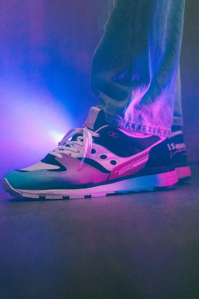 Acribik saucony azura tech noir sneakers collaboration official release date info photos price store list buying guide