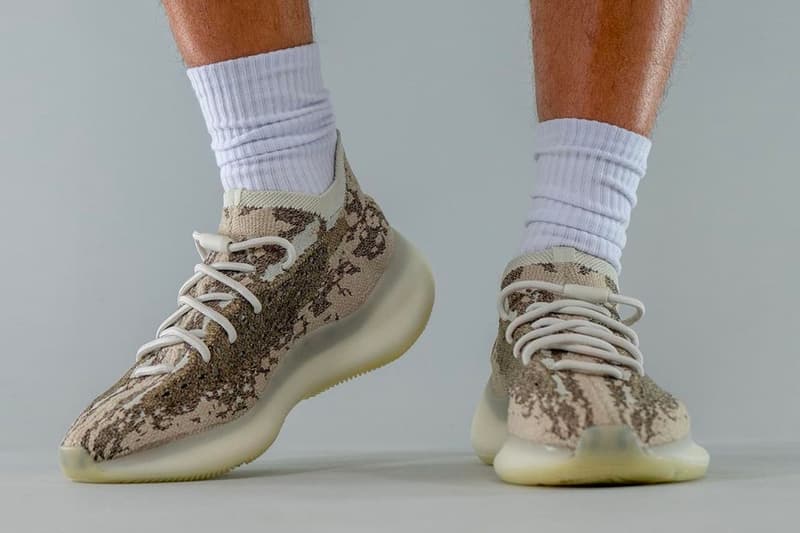 adidas YEEZY BOOST 380 Stone Salt On-Foot Look Release Info GZ0473 Date Buy Price