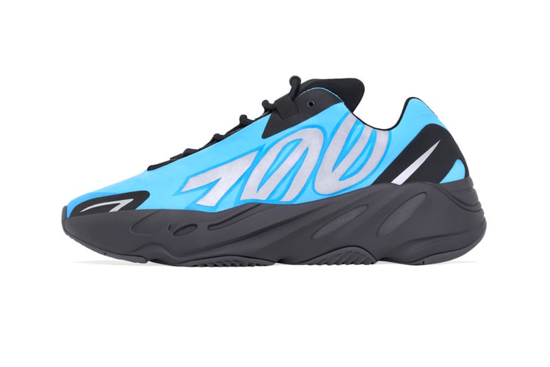 adidas YEEZY BOOST 700 MNVN "Bright Cyan" Release Information Drop Date Ye Kanye West Adults Kids Infants Sizes Mens Women Unisex Blue Black