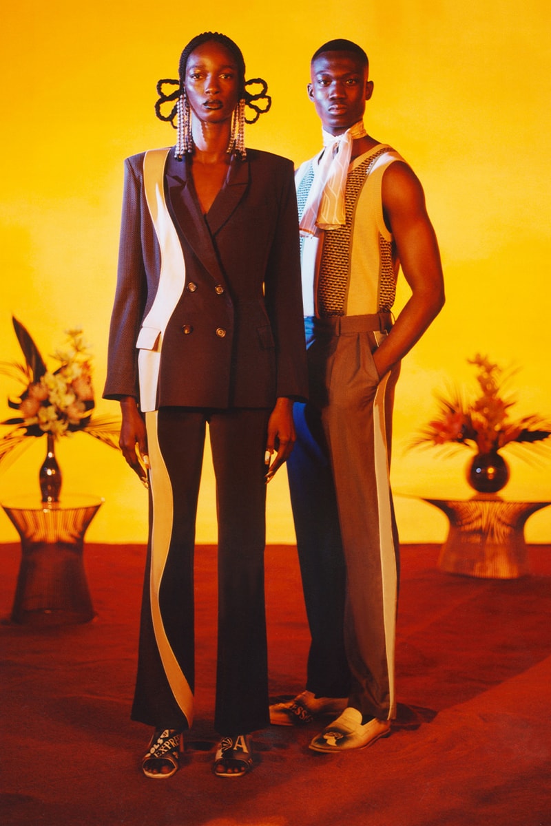 Ahluwalia Studio Spring 2022 Menswear Collection release info lookbook London fashion week