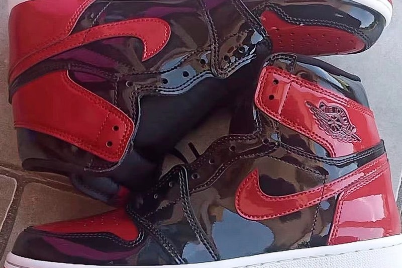 Air Jordan 1 High OG Patent Bred First Look Release Info 55088-063 Date Buy price